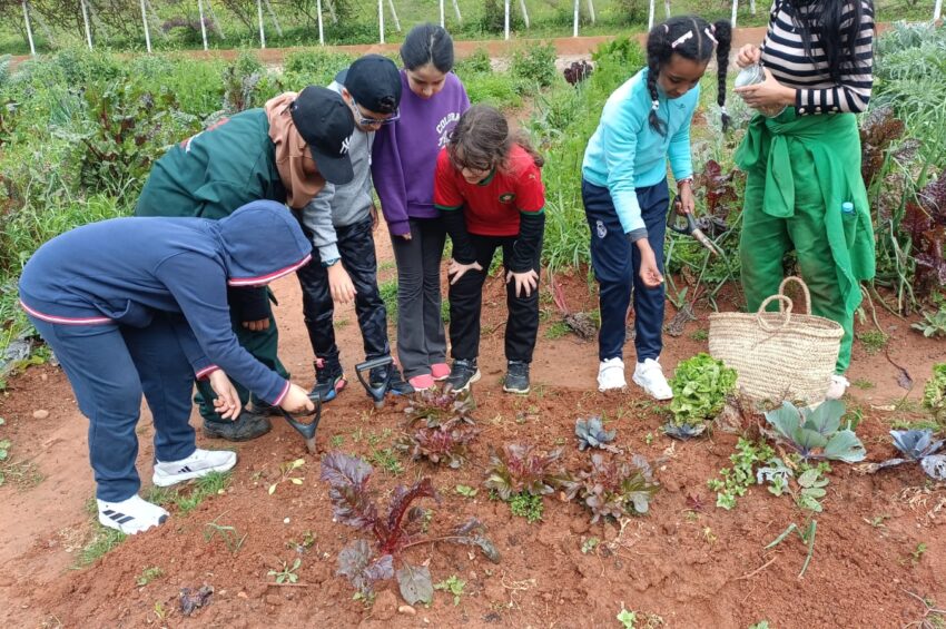 Sortie pédagogique à l&rsquo;École de Jardinage de Bouregreg